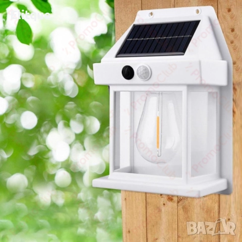 Декоративна соларна сензорна лампа с крушка BK-888, снимка 8 - Други - 52855082