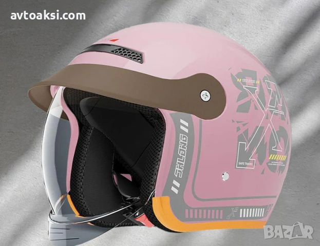 Каска за Мотор/Скутер/АТВ/Тротинетка 4-ри цвят, снимка 8 - Аксесоари и консумативи - 53008369