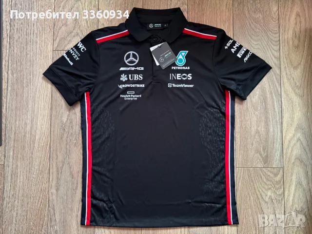 Оригинални Mercedes Petronas AMG Тениски, снимка 4 - Тениски - 48770663