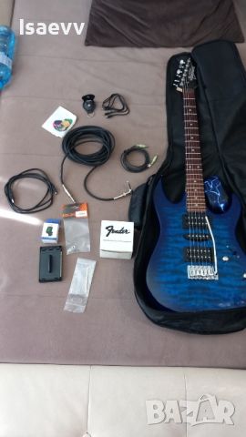 Електрическа китара Ibanez GRX70QA TBB с ГАРАНЦИЯ ползвана е 1 месец, снимка 1 - Китари - 46427020