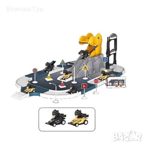 ✨Детски паркинг с писта за спускане и две коли