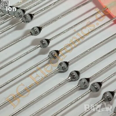 BYV27-200 Ultra fast diode 200V, 2A, 25ns супер бърз диод в корпус SOD-57, снимка 1 - Друга електроника - 48981015