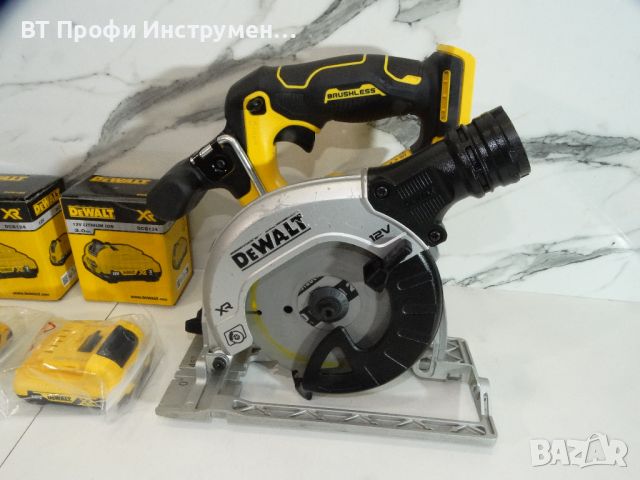 Dewalt DCS 512 / 2 x 3.0 Ah - Компактен акумулаторен циркуляр 12 V, снимка 2 - Други инструменти - 45775528