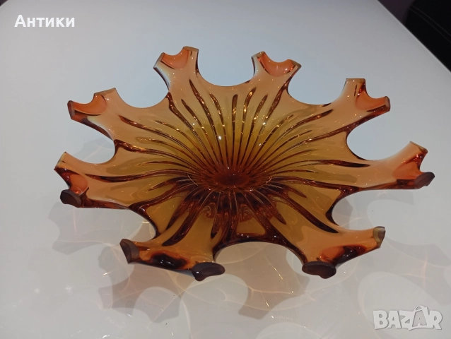 Кристална стара Купа Прекрасна  , снимка 17 - Чинии - 52493317