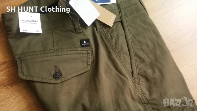 Jack & Jones JJIPAUL CARGO Stretch Trouser размер 34 / 36 еластичен карго панталон - 1149, снимка 5 - Панталони - 50275643