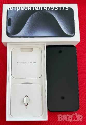 iPhone 15 Pro Max, 512 GB, Blue Titanium , снимка 2 - Apple iPhone - 54158663