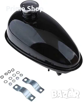 Резервоар за горив, 3л за вело двигател с капачка и монтажни скоби 