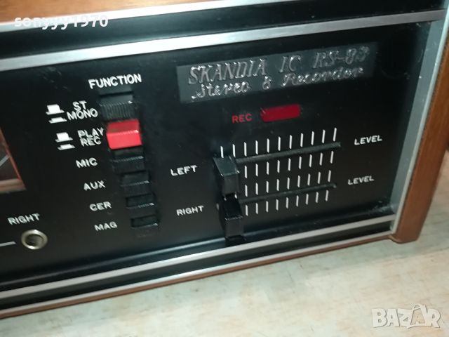 SCANDIA IC RS83 STEREO 8 RECORDER-MADE IN JAPAN 1105241731, снимка 8 - Декове - 45685446