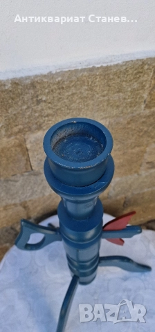 Голям дървен свещник внос от Скандинавия , снимка 12 - Декорация за дома - 52842148