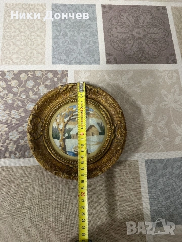 Малък гоблен зима, снимка 2 - Гоблени - 53871490