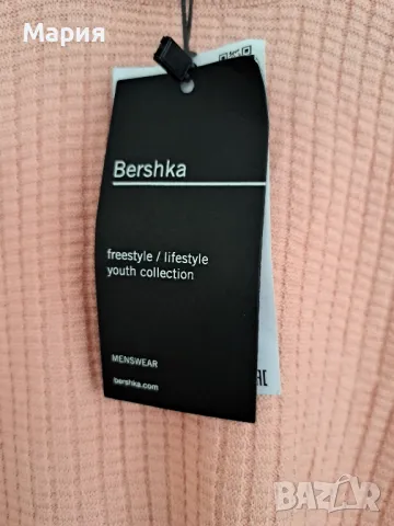 Розова блуза Bershka , снимка 3 - Блузи с дълъг ръкав и пуловери - 48246858