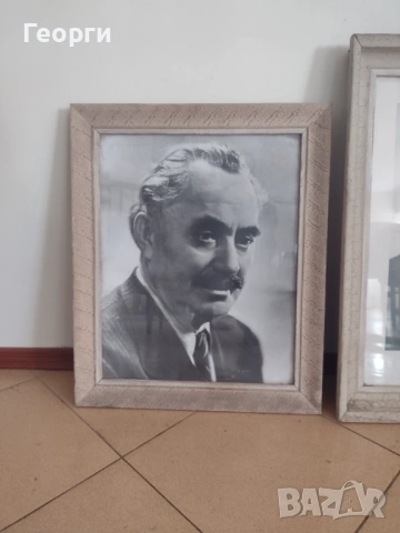 Портрет Т.Живков Г.Димитров, снимка 6 - Антикварни и старинни предмети - 53754804