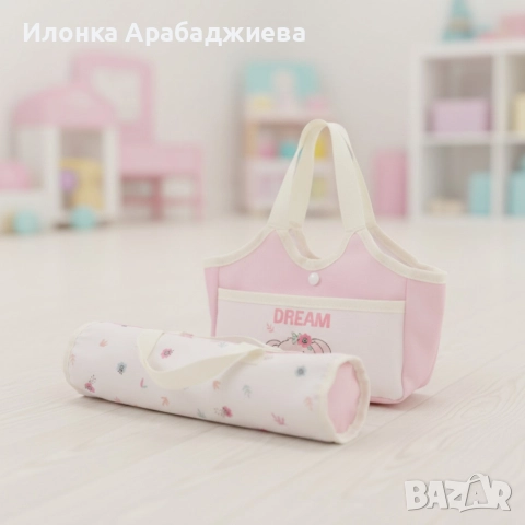 Комплект от 16 части с бебе, количка и аксесоари – Идеален коледен подарък за малки принцеси, снимка 5 - Кукли - 52841051