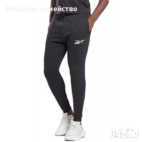 Мъжко долнище reebok te vector jogger pants black, снимка 1 - Спортни дрехи, екипи - 46725838