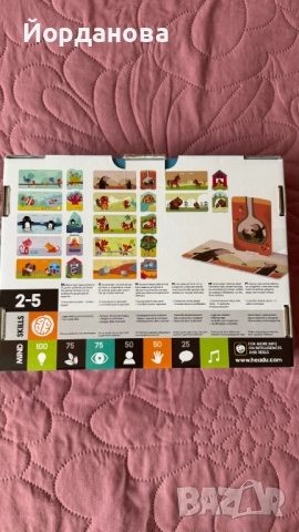 4 бр. игра и пъзели Headu Среда на живот, Град, Ферма и първи стъпки в рисуването, снимка 5 - Игри и пъзели - 51917987