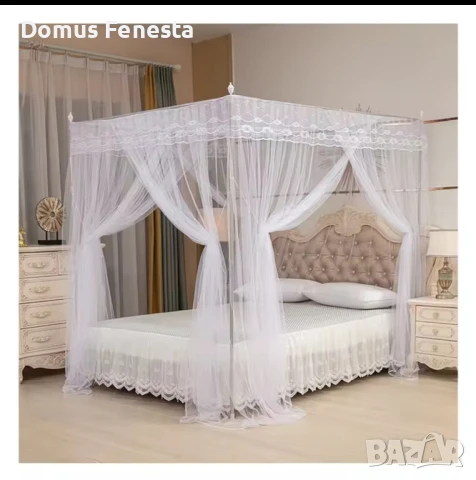 палатка балдахин комарник за легло спалня, детско