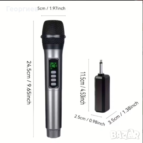 Безжичен микрофон с USB зареждане, снимка 4 - Микрофони - 53191191