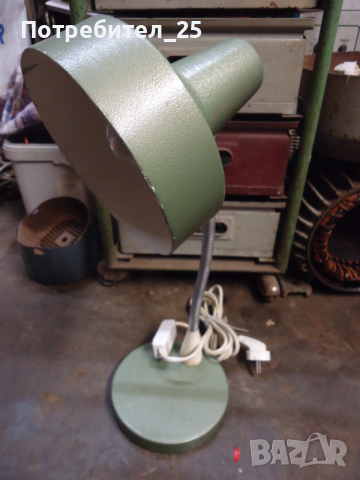 Ретро настолна - работна лампа, снимка 3 - Настолни лампи - 53485748