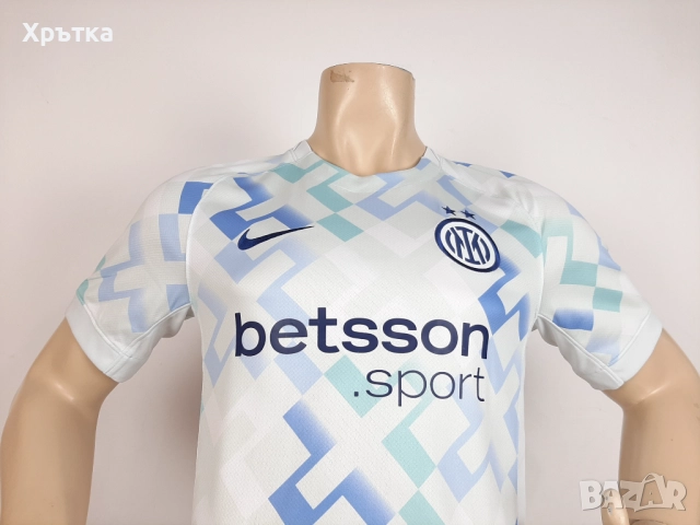 Nike FC Inter - Оригинална мъжка футболна тениска размер S, снимка 7 - Тениски - 52146109