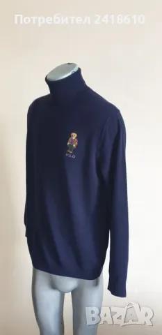 POLO Ralph Lauren Bear Wool /  POLO Mens Size L НОВО! ОРИГИНАЛ! Мъжки Пуловер Поло!, снимка 9 - Пуловери - 48055508