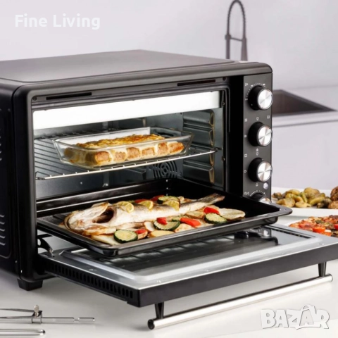 Електрически фурни Taurus Horizon – 30L, 45L и 60L, 15 функции, таймер 90 мин. и двойно стъкло, снимка 8 - Печки, фурни - 52077498