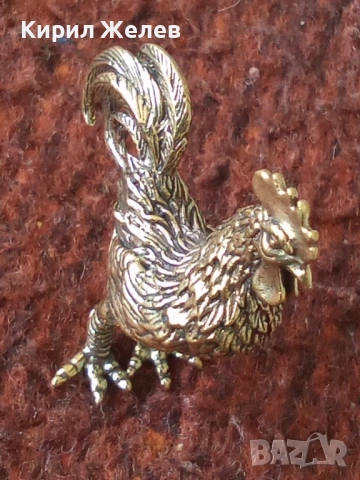 Бронзова фигурка на 🐓 петел 45036, снимка 5 - Колекции - 54170954