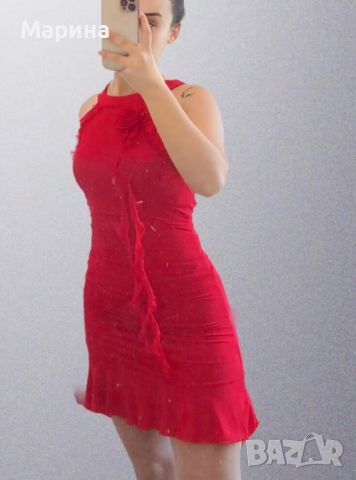 Лятна червена латино рокля , снимка 8 - Рокли - 46293826