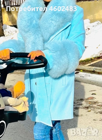 Продава се палто от естествен косъм 