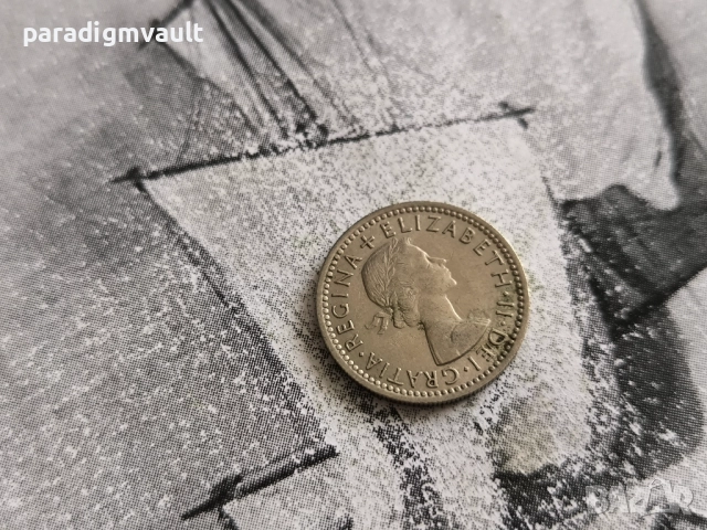 Монета - Великобритания - 6 пенса | 1954г., снимка 2 - Нумизматика и бонистика - 52775300