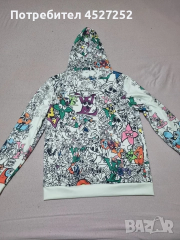 Louis Vuitton Animated Monogram Hoodie – Лимитиран модел (Внос), снимка 2 - Суичъри - 53393777