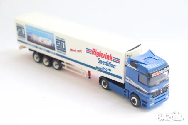 HERPA 1:87 H0 MERCEDES ACTROS КАМИОН TIR МОДЕЛ KОЛИЧКА, снимка 7 - Колекции - 50044689