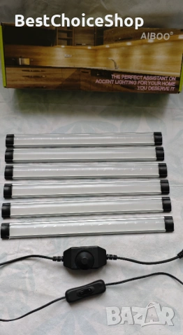 LED осветление за кухня под шкаф – Димируемо 6-бр. 28 см, снимка 2 - Лед осветление - 53586761