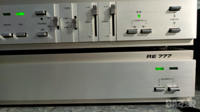 Предусилвател Siemens RP 777 и крайностъпало Siemens RE 777, снимка 5 - Ресийвъри, усилватели, смесителни пултове - 53129651