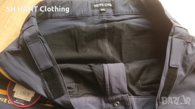 MOVE ON ODDA CARBON GREY Stretch Trouser размер XXL еластичен панталон - 2371, снимка 14 - Панталони - 53817618