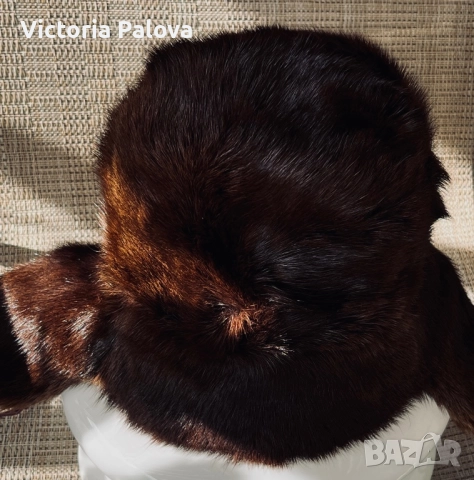 Шапка ушанка от качествена козина - автентична класика, снимка 5 - Шапки - 52325023