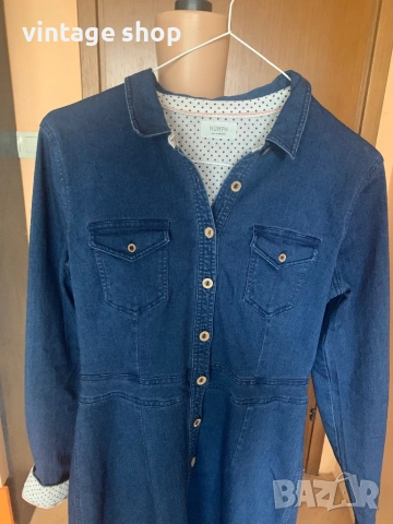 Рокля деним Nümph, размер М/L, снимка 8 - Рокли - 54020272