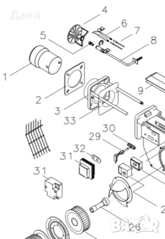 Горелка отработено масло 95/420kW, снимка 3 - Индустриална техника - 54289099