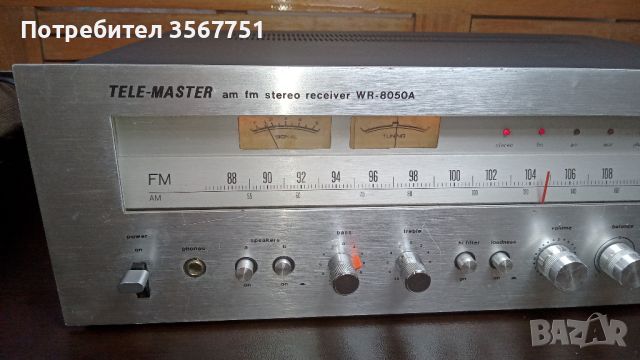 TELEMASTER STEREO RECEIVER WR-8050A, снимка 2 - Ресийвъри, усилватели, смесителни пултове - 45423740