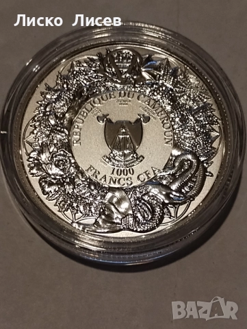 Камерун 1000 франка, снимка 8 - Нумизматика и бонистика - 52265558