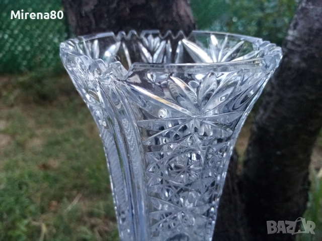 Кристална ваза, снимка 2 - Вази - 51435976