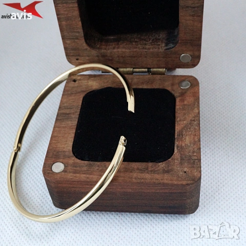 Гривна с 14К златно покритие 234848, снимка 2 - Гривни - 53281115