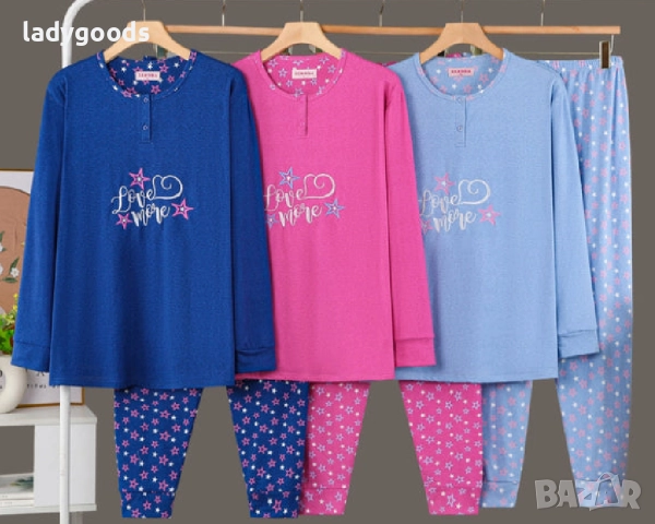 -21%!!! Пижами.Дамски,големи размери!Мод.029., снимка 2 - Пижами - 52249559