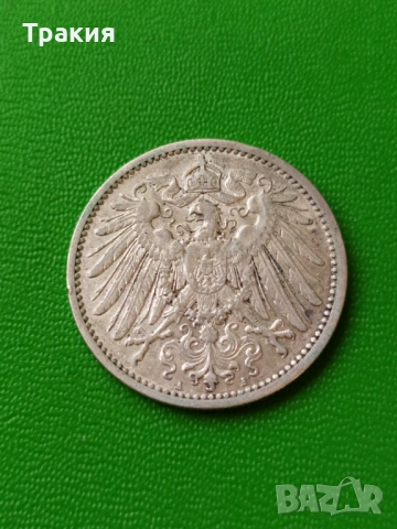 1 марка 1910 г. Сребро , снимка 2 - Нумизматика и бонистика - 47557269