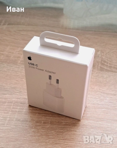 ЧИСТО НОВ Оригинален адаптер Apple 20W USB-C