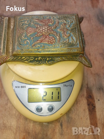 Стар тефтер за бележки бронз емайл двуглав орел, снимка 6 - Антикварни и старинни предмети - 54257515