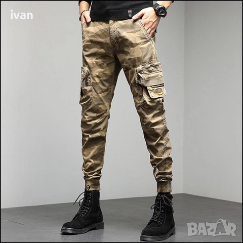 мъжки карго панталони размер Л (33-35), снимка 3 - Спортни дрехи, екипи - 52773127