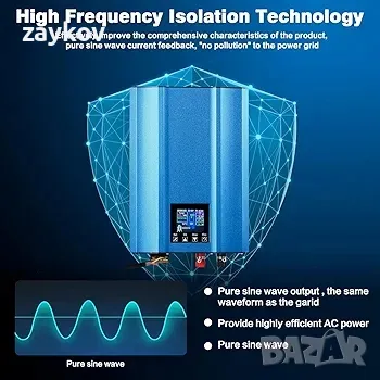 1000 W инвертор на соларен панел, снимка 4 - Соларни лампи - 44449760