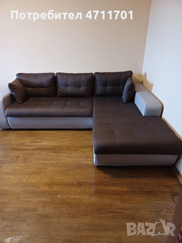 Разтегателен ъглов диван - нов ! 