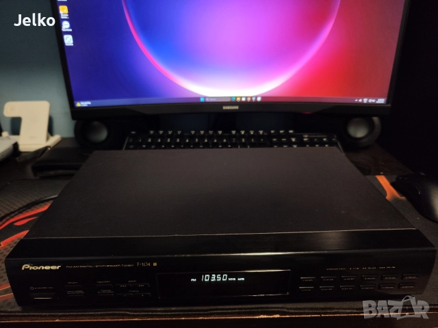 Тунер Pioneer F-104, снимка 2 - Ресийвъри, усилватели, смесителни пултове - 52674488
