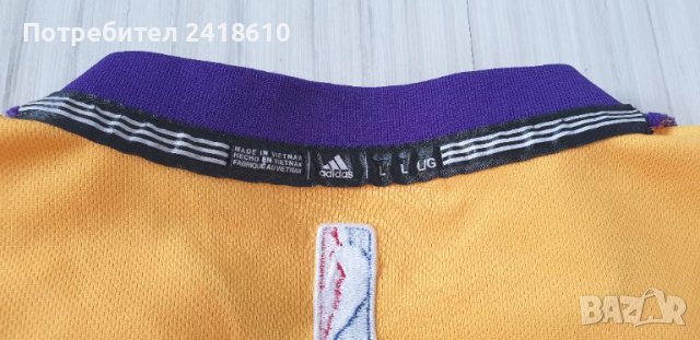 Adidas NBA Lakers Kobe Bryant #24  Mens Size L ОРИГИНАЛ! МЪЖКИ Баскетболен ПОТНИК!, снимка 13 - Спортни дрехи, екипи - 45843368